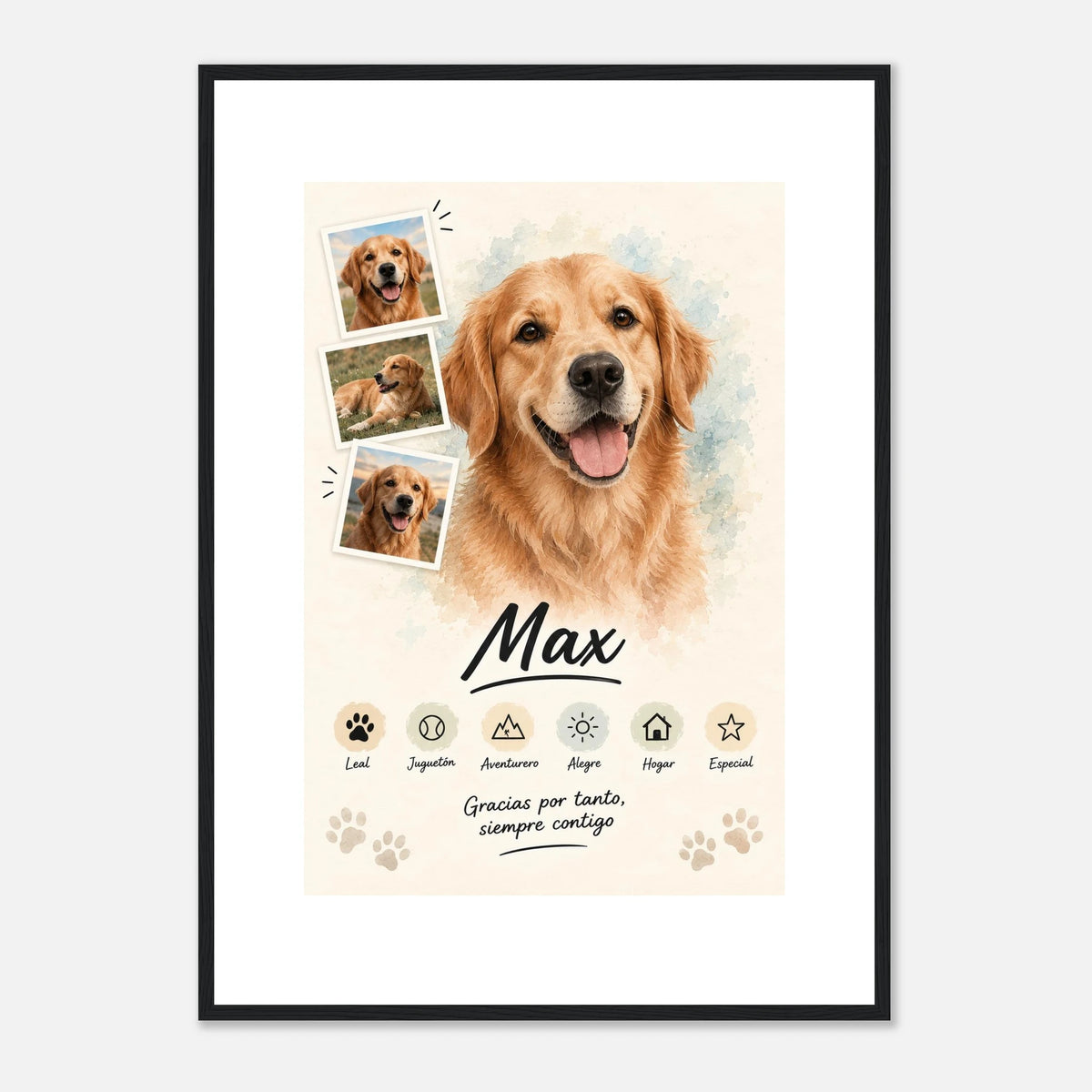 Retrato personalizado de mascota estilo Clásico – vista 7