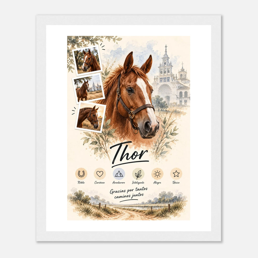 Retrato personalizado de mascota estilo Caballos – vista 6