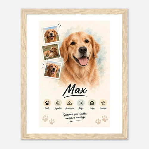 Retrato personalizado de mascota estilo Clásico