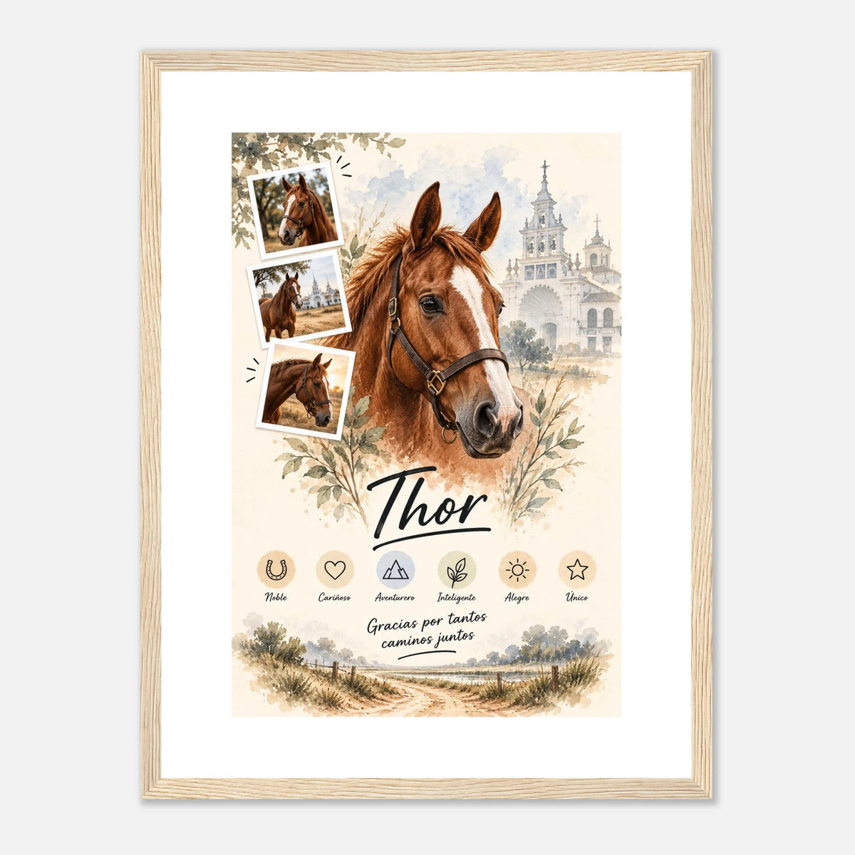 Retrato personalizado de mascota estilo Caballos – vista 5