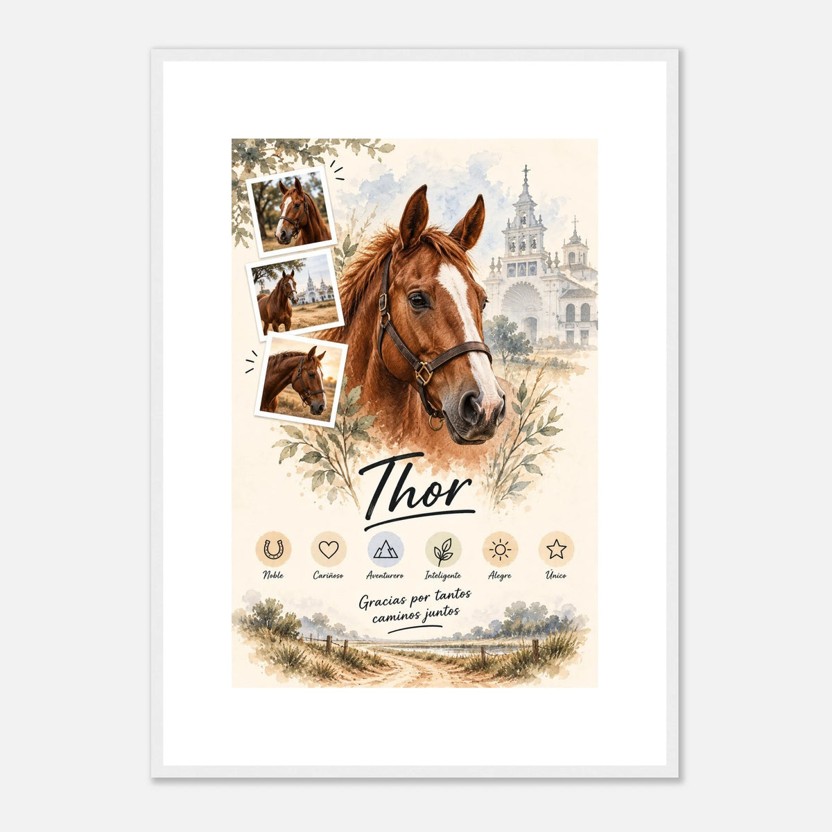 Retrato personalizado de mascota estilo Caballos – vista 8