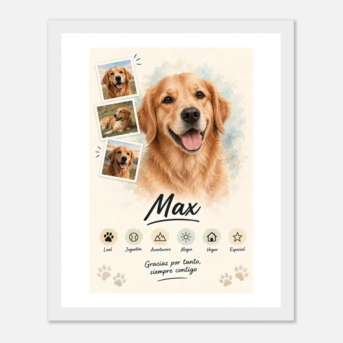 Retrato personalizado de mascota estilo Clásico – vista 5