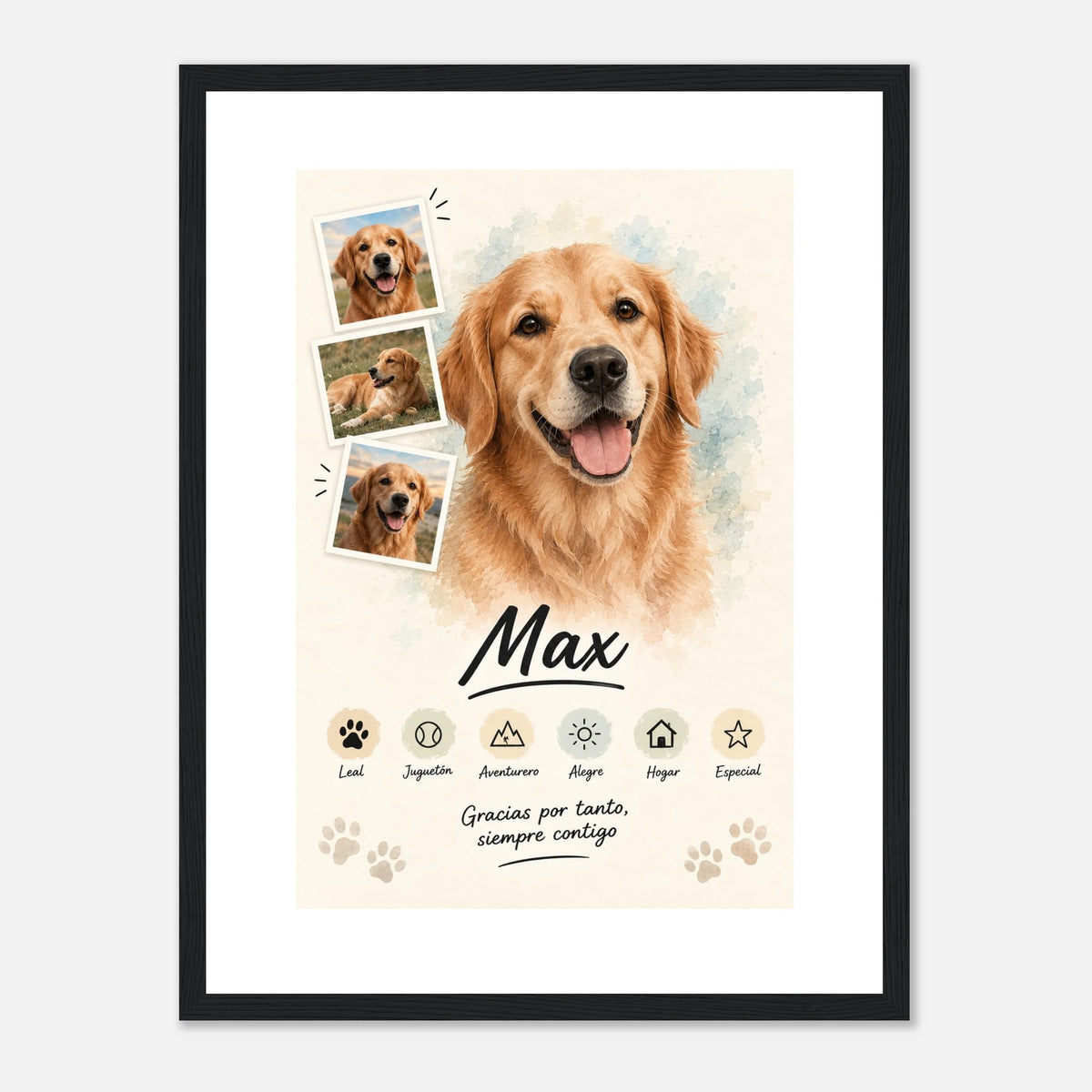 Retrato personalizado de mascota estilo Clásico – vista 9