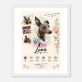 Retrato personalizado de mascota estilo Rosa – vista 2