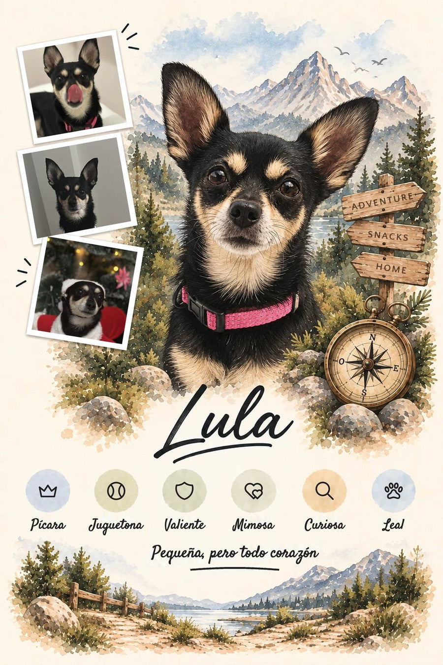 Retrato de Lula en Estilo Aventurero